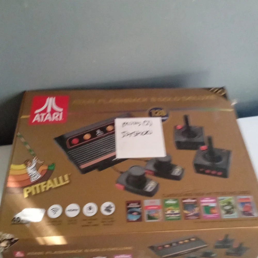 Atari‎ Flashback 8 Gold Deluxe HD Game Console 120 Games Missing 2 Joysticks